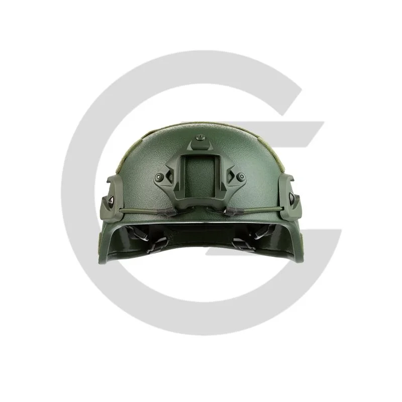 Nij Iiia. 44/9mm Police Military Tactical Protective PE/Aramid Low Cut Mich 2000 Bulletproof Helmet